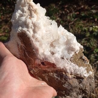 Calcite et Sidérite, Mine de fer de Joudreville (Piennes), Meurthe-et-Moselle.