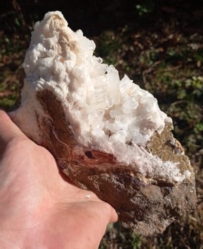 Calcite et Sidérite, Mine de fer de Joudreville (Piennes), Meurthe-et-Moselle.