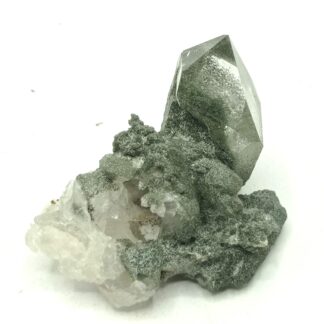 Quartz chloriteux, Plan du Lac, Oisans, Isère.