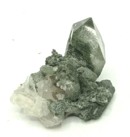 Quartz chloriteux, Plan du Lac, Oisans, Isère.