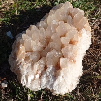 Plaque de cristaux de Calcite, Alsace.