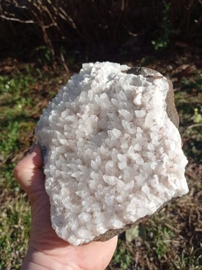 Calcite, Mine de fer de Joudreville (Piennes), Meurthe-et-Moselle.