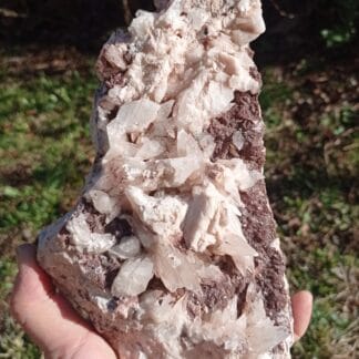 Calcite, Mine de fer « Lorraine », (Piennes), Meurthe-et-Moselle.