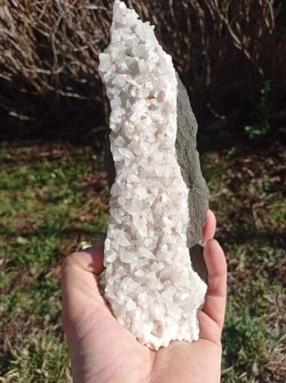 Calcite, Mine de fer de Joudreville (Piennes), Meurthe-et-Moselle.