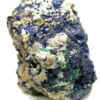 Agardite, Goudeyite, Azurite, Halloysite et Malachite, Chessy, Rhône.