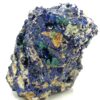 Agardite, Goudeyite, Azurite, Halloysite et Malachite, Chessy, Rhône.