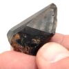 Quartz morion, lot de 4 cristaux, Madagascar.