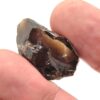 Quartz morion, lot de 4 cristaux, Madagascar.