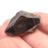 Quartz morion, lot de 4 cristaux, Madagascar.