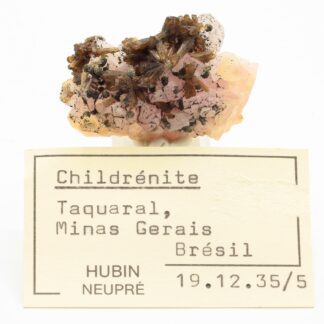 Eosphorite (childrenite?), Taquaral, Itinga, Minas Gerais, Brésil.