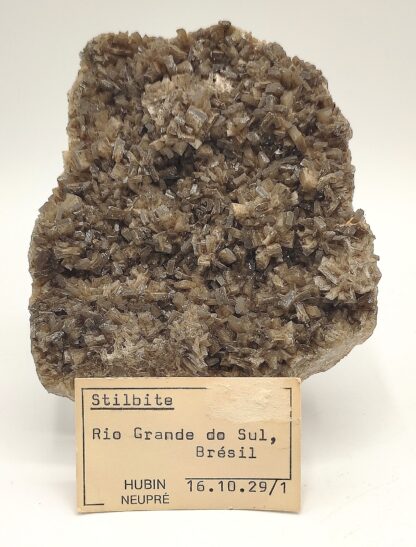 Stilbite, Tunnel de Das Antas, Rio Grande Do Sul, Brésil.