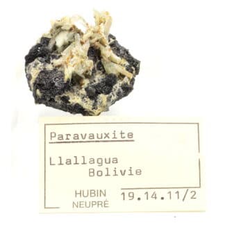 Paravauxite, Mine de Siglo Veinte, Llallagua, Potosí, Bolivie.