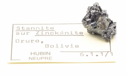 Stannite sur Zinckénite, Mine de San José , Oruro, Bolivie.