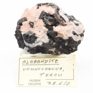 Alabandite, Mine d'Uchucchacua, Lima, Pérou.