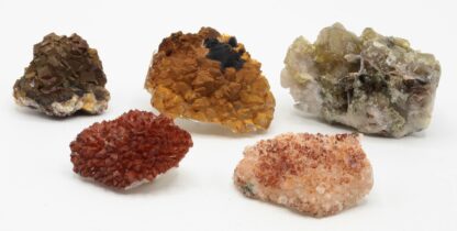 Lot de minéraux du Morvan, Voltennes, l’Argentolle, etc.