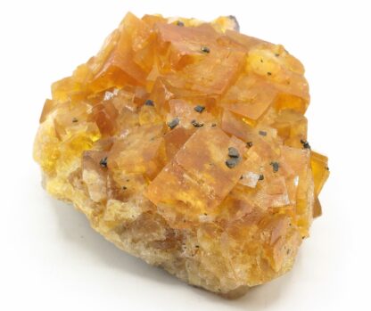 Fluorite jaune, Gersdorf, Mittelsachsen, Saxe, Allemagne.