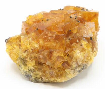 Fluorite jaune, Gersdorf, Mittelsachsen, Saxe, Allemagne.