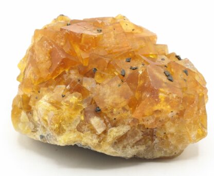 Fluorite jaune, Gersdorf, Mittelsachsen, Saxe, Allemagne.