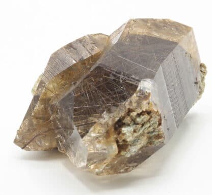 Quartz à rutile, Sontga Brida, Trun, Grisons, Suisse.