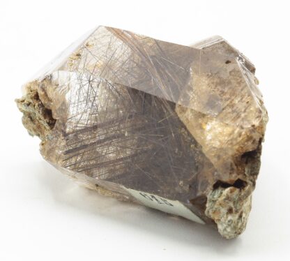 Quartz à rutile, Sontga Brida, Trun, Grisons, Suisse.