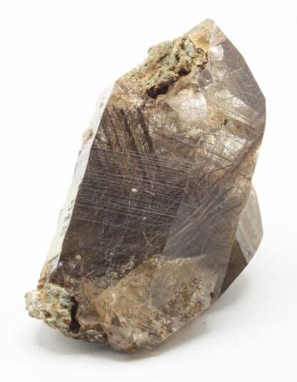 Quartz à rutile, Sontga Brida, Trun, Grisons, Suisse.