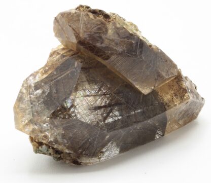 Quartz à rutile, Sontga Brida, Trun, Grisons, Suisse.