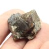 Ludlamite sur Pyrite, mine de Salsigne, Mas Cabardès, Aude.
