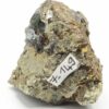 Ludlamite sur Pyrite, mine de Salsigne, Mas Cabardès, Aude.