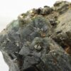 Ludlamite sur Pyrite, mine de Salsigne, Mas Cabardès, Aude.