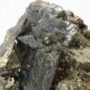 Ludlamite sur Pyrite, mine de Salsigne, Mas Cabardès, Aude.
