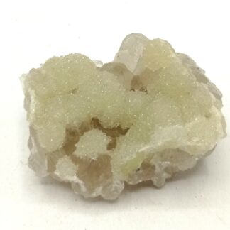 Calcite sur Quartz fumé, Carrière de Laguépie, Tarn-et-Garonne.