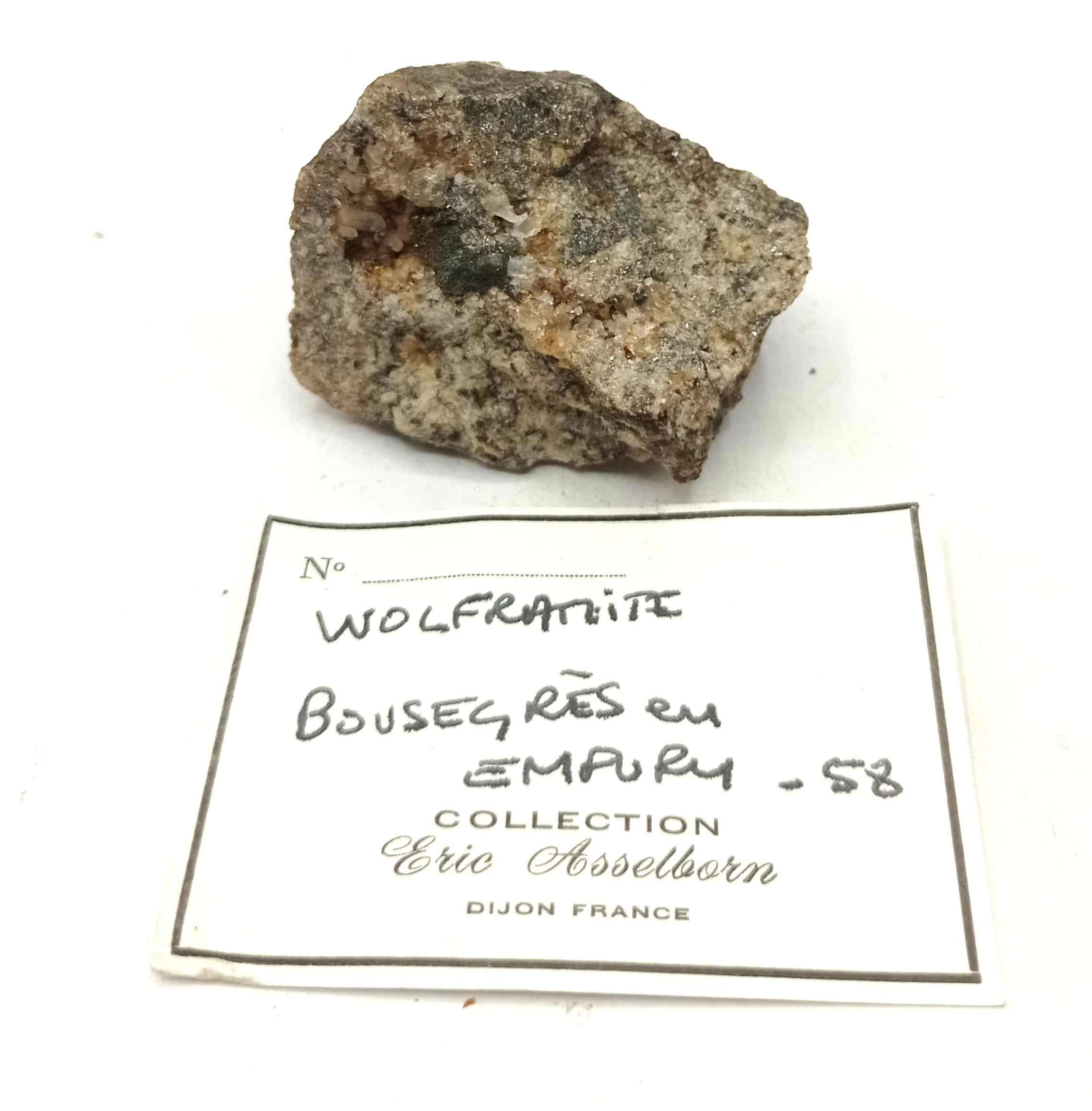 Wolframite, Empury, Nièvre, Morvan.