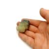 Pyrite sur Calcite verte, Carrière de Laguépie, Tarn-et-Garonne.