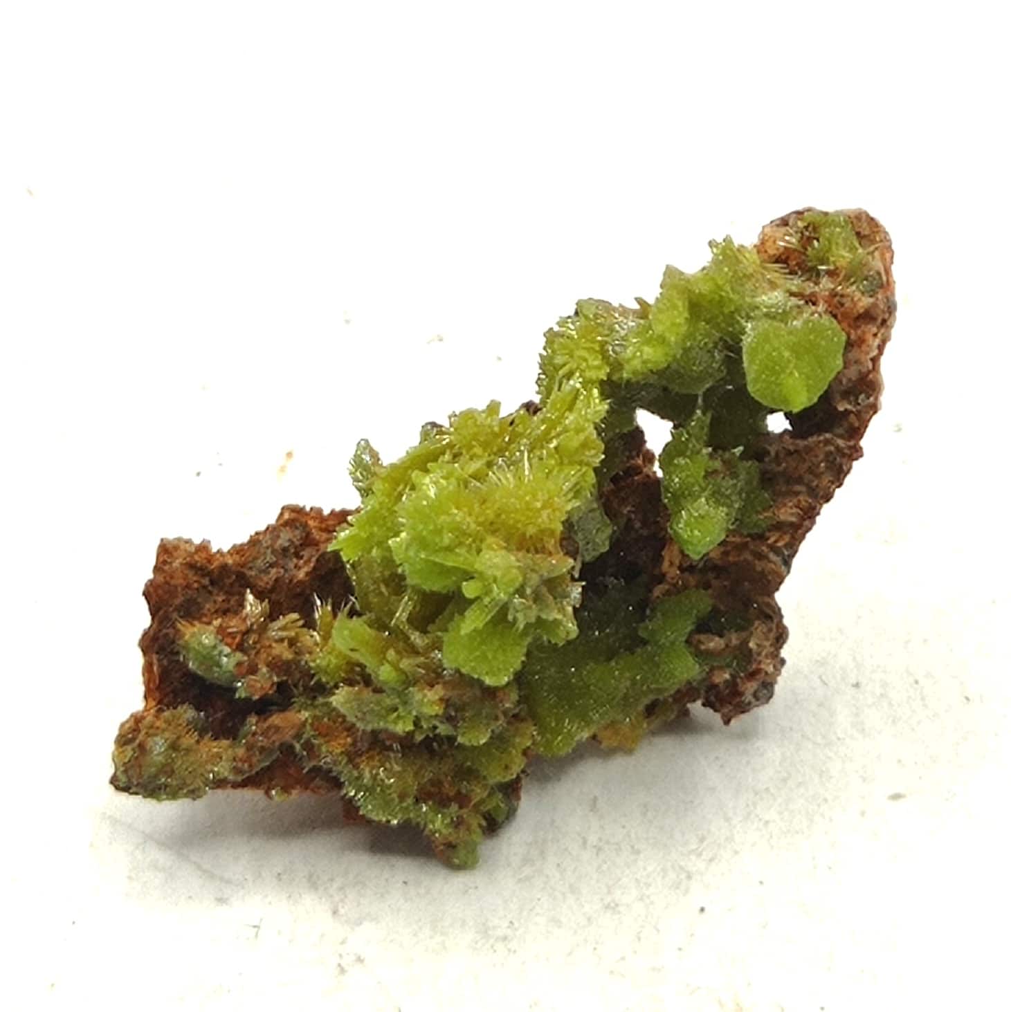 Pyromorphite aciculaire, Saint Salvy, Tarn.