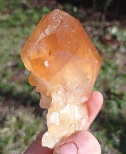 Calcite jaune, Pont-à-Nôle, Mont-sur-Marchienne, Belgique.