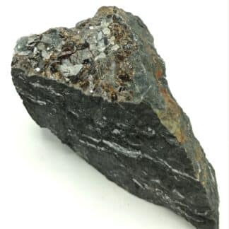 Sphalérite (Blende) et Quartz, Mine de Bleyberg, Plombières, Belgique.