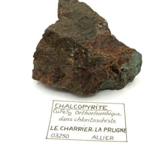 Chalcopyrite, Le Charrier, La Prugne, Allier, Auvergne.