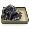 Agardite, Goudeyite, Azurite, Halloysite et Malachite, Chessy, Rhône.