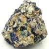 Agardite, Goudeyite, Azurite, Halloysite et Malachite, Chessy, Rhône.