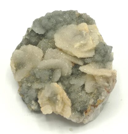 Quartz après Barytine (Baryte), Voltennes, Saône-et-Loire, Morvan.