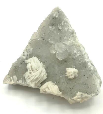 Quartz et baryte (Barytine), Mercoirol, Laval-Pradel, Gard.