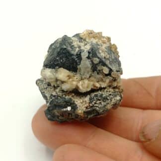 Galène, Dolomite et Cérusite, Mibladen, Maroc.