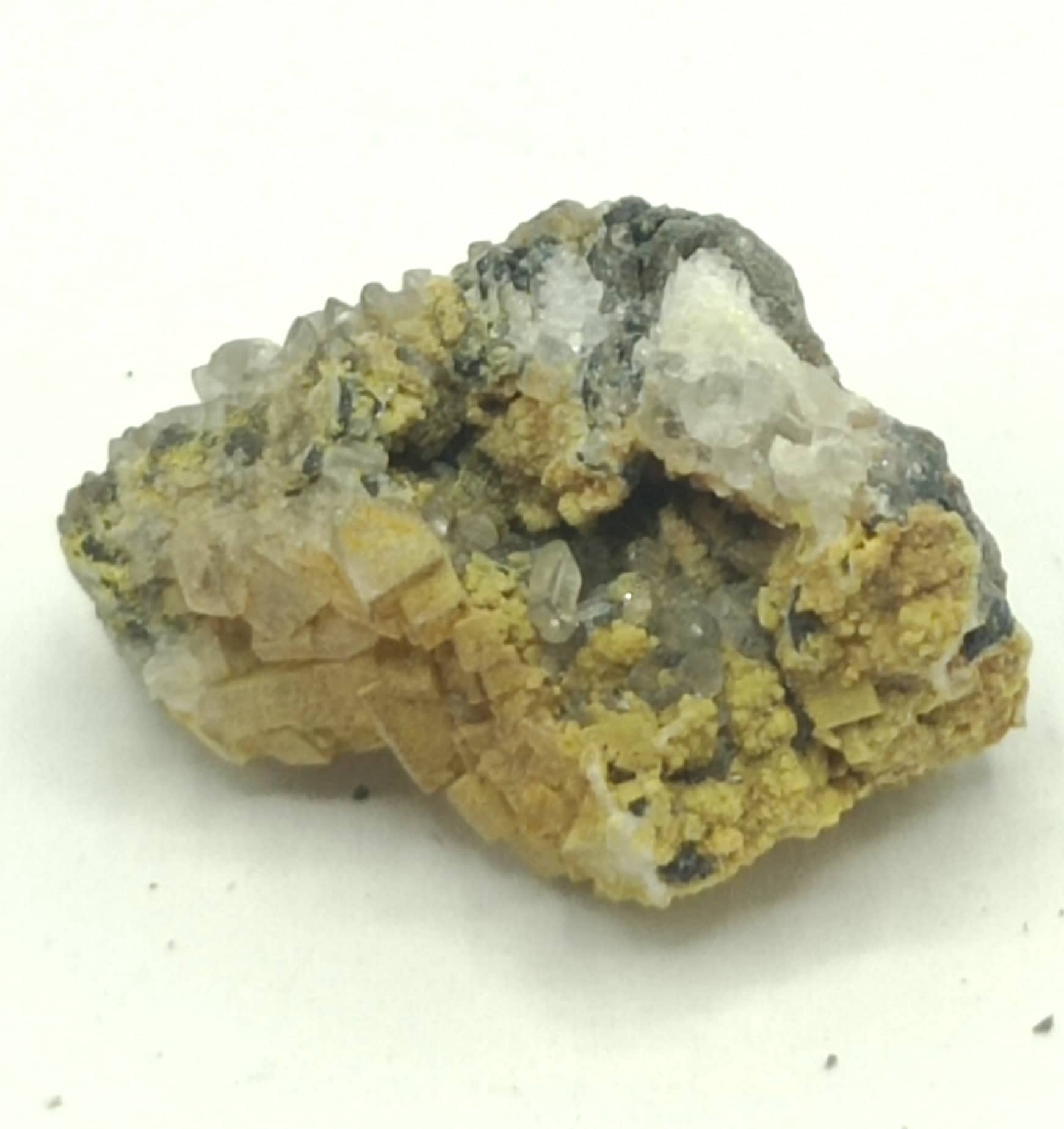 Lot de Galène, Pyromorphite et Cérusite, Argentolle, Saône-et-Loire, Morvan.