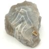 Chalcedon grau gestreift (Agate), Kozakav (Ještěd-Kozákov), République Tchèque.