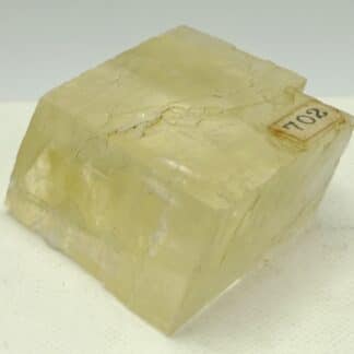 Calcite biréfringente, Angers, Maine-et-Loire.