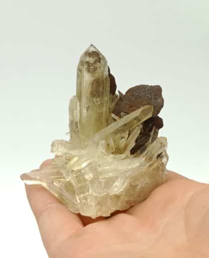 Quartz et Sidérite, Vizille, Isère.