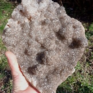 Quartz à inclusions de Goethite, Maroc, Grande pièce.