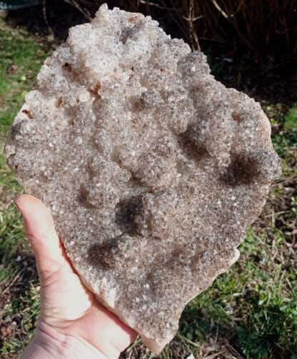 Quartz à inclusions de Goethite, Maroc, Grande pièce.