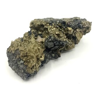 Magnétite et Pyrite, Mine Traversella, Italie.