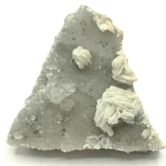 Quartz et baryte (Barytine), Mercoirol, Laval-Pradel, Gard.